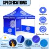 10x10 tent top