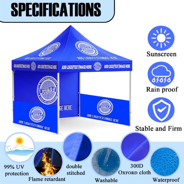 10x10 tent top